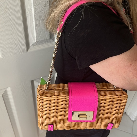NEW Kate Spade Wicker Bag - Picture 2 of 7